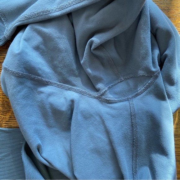 PURE BARRE BY SPLITS 59 GRAY LEG WARMER RIBBED LEGGINGS - Picture 14 of 16